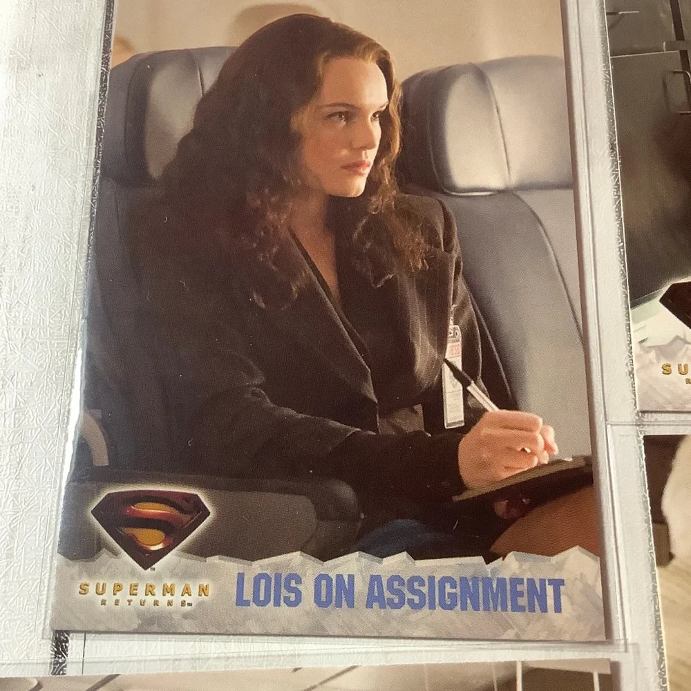 2006 SUPERMAN Returns Kate Bosworth Lois Lane 4 Card Lot Topps Dc Movie
